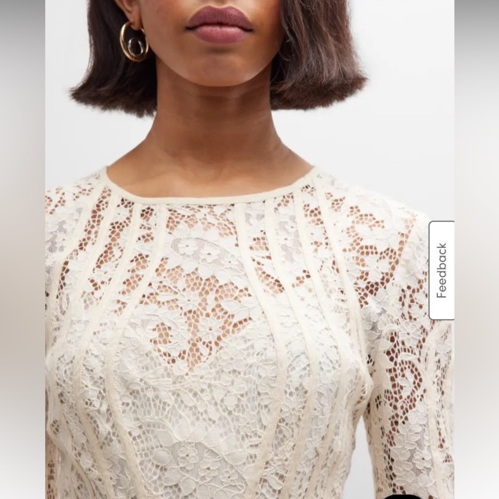 Zimmermann Devi Lace Long-Sleeve Midi Dress - Picture 7 of 8